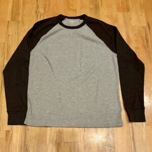 Old Navy Men's Woven Raglan Long Sleeve Shirt